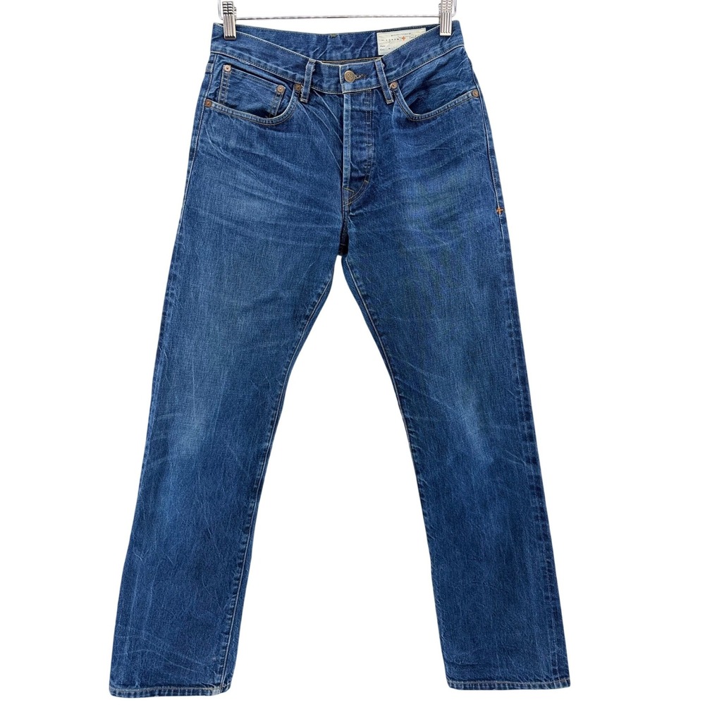 Imogene + Willie Willie Straight Leg Indigo Blue Jeans Made in‎ USA 29x31